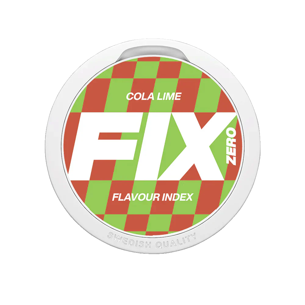 FIX Cola Lime Zero Nikotinfritt Snus
