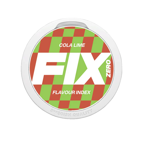 FIX Cola Lime Zero Nikotinfritt Snus