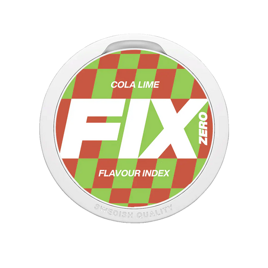 FIX Cola Lime Zero Nikotinfritt Snus
