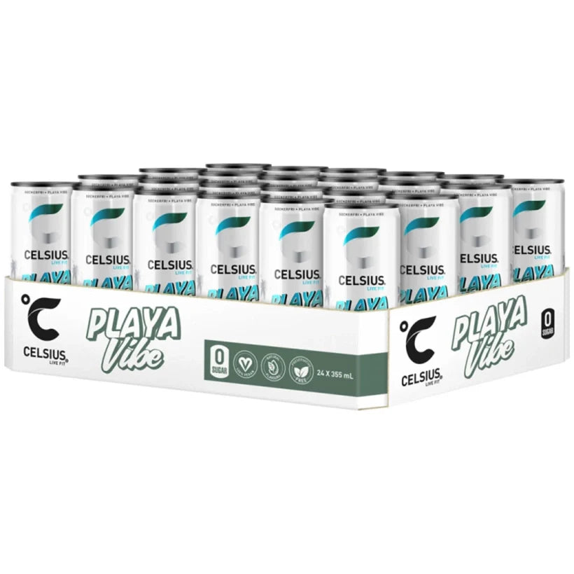 24 x Celsius 355 ml Playa Vibe - Piña Colada SUPER DEAL