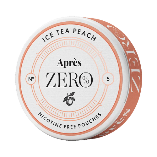 Après No.5 Ice Tea Peach Zero Nikotinfritt Snus